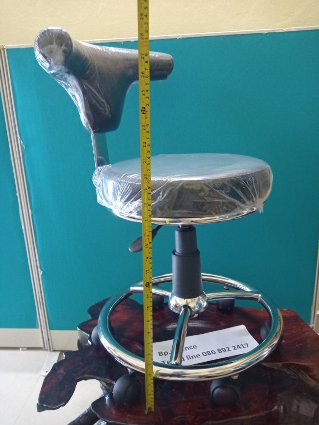 เก้าอี้หมอฟัน มีพนักพิง รุ่น TK-120 BK