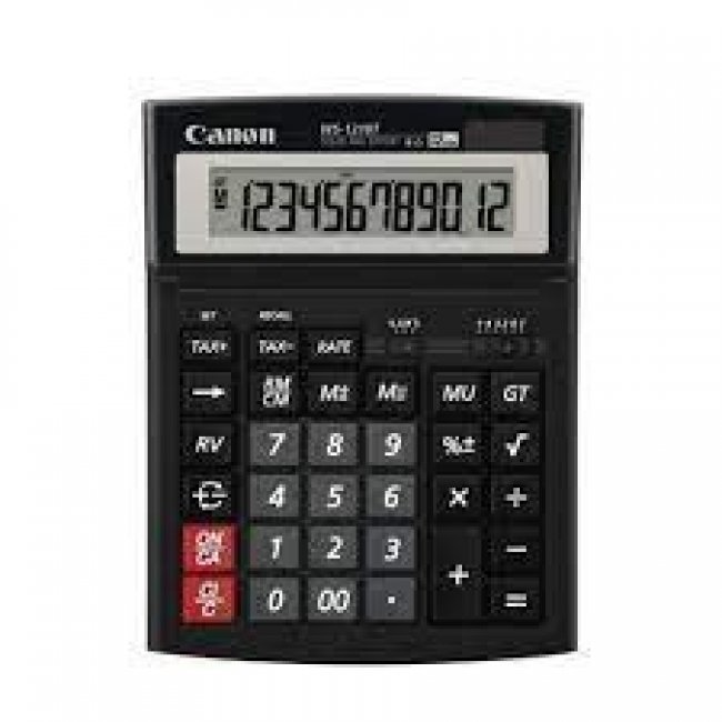 เครื่องคิดเลข Canon WS-1210T ขายดีเพราะปุ่มกดแบบ I.T. Touch Keyboard ได้รับการออกแบบพิเศษ ทำให้สัมผัสเหมือนแป้นคีย์บอร์ดคอมพิวเตอร์ ปรับจอได้