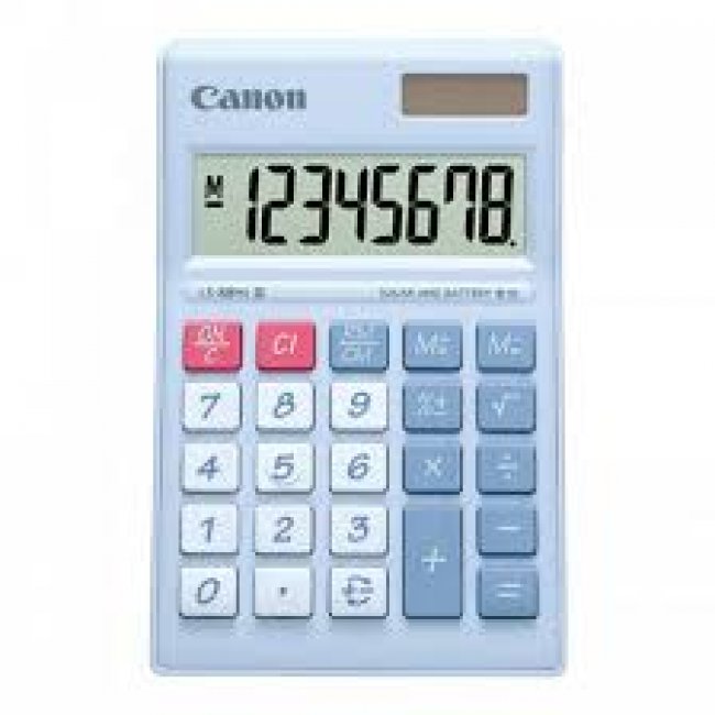 เครื่องคิดเลข Canon LS-88Hi III เครื่องคิดเลข CANON แบบพกพาขนาดเล็ก 8 หลัก