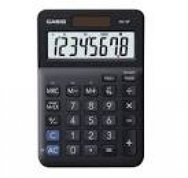 เครื่องคิดเลข CASIO MS-8F 8 หลัก มี TAX+-