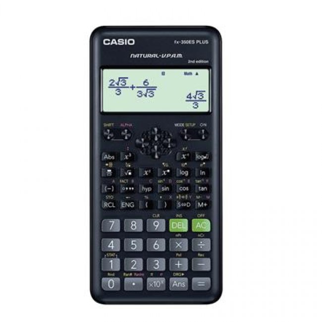 เครื่องคิดเลขวิทยาศาสตร์ Casio FX-350ES PLUS 2nd Edition รุ่นมาตาฐานที่ขายดีที่สุด เหมาะกับหลักสูตร ช่างอิเลค ช่างยนต์ ช่างอุตสาหกรรม เครื่องคิดเลขวิทยาศาสตร์ Casio FX-350ES PLUS 2nd Edition รุ่นมาตาฐานที่ขายดีที่สุด เหมาะกับหลักสูตร ช่างอิเลค ช่างยนต์ ช่างอุตสาหกรรม
