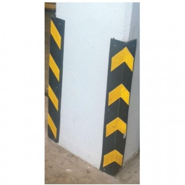 ยางกันชนขอบเสา เหลือง-ดำ/ยางหุ้มเสา