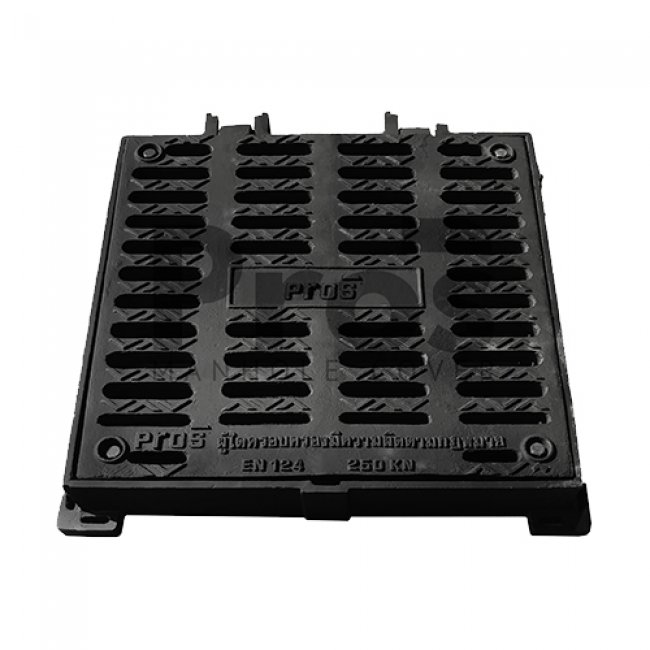 ฝาปิดบ่อพักเหล็กหล่อทรงสี่เหลี่ยม