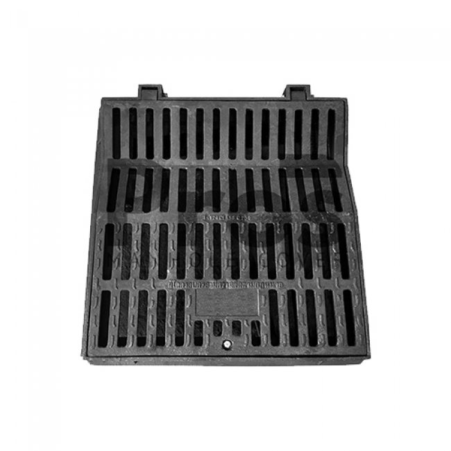 ฝาปิดบ่อพักเหล็กหล่อ ทรงรางวี