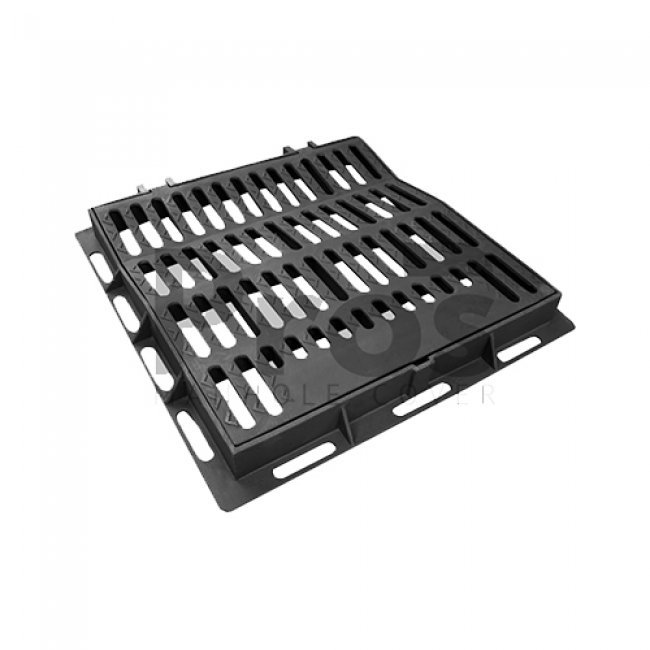 ฝาปิดบ่อพักเหล็กหล่อ ทรงรางวี