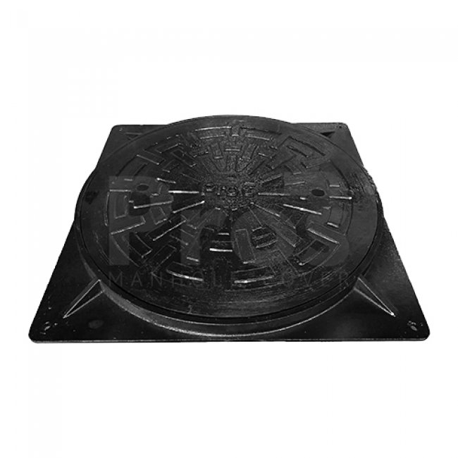 ฝาปิดบ่อพักเหล็กหล่อ ทรงกลม