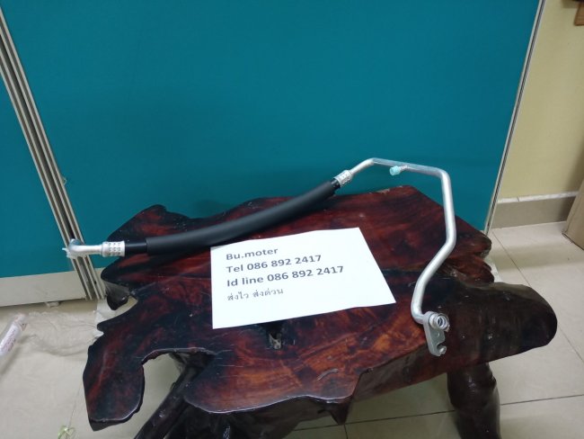 ท่อแอร์ Toyota Vigo เครื่องดีเซล รุ่นไม่มีอินเตอร์บนฝากระโปรง ตู้-คอม สายใหญ่ สายแอร์ โตโยต้า วีโก้ Diesel 2.5,3.0 