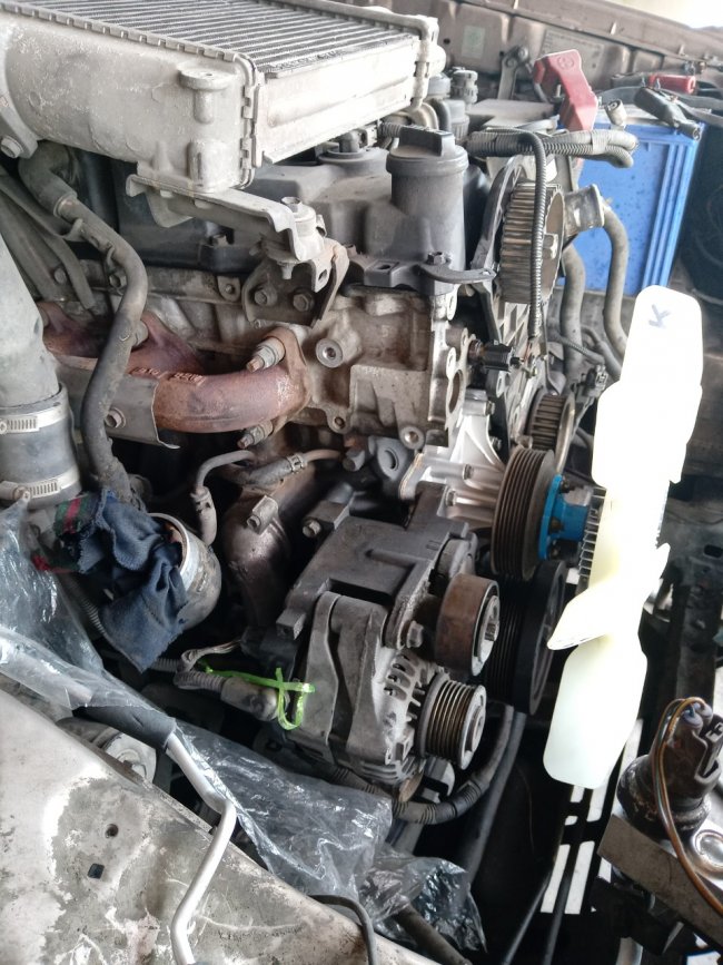 การติดตั้ง ฟรีปั๊มน้ำ Vigo AISIN